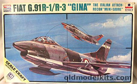 ESCI 1/48 Fiat G.91 R-1/R-3 Gina, SC4027 plastic model kit